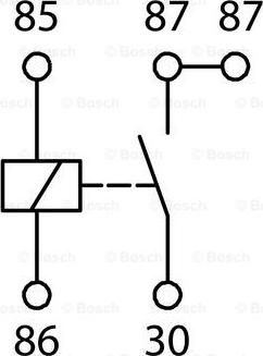 BOSCH 0 986 AH0 251 - Rele, työvirta inparts.fi