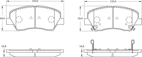 BOSCH 0 986 BB0 984 - Jarrupala, levyjarru inparts.fi