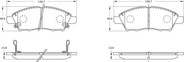 BOSCH 0 986 BB0 980 - Jarrupala, levyjarru inparts.fi