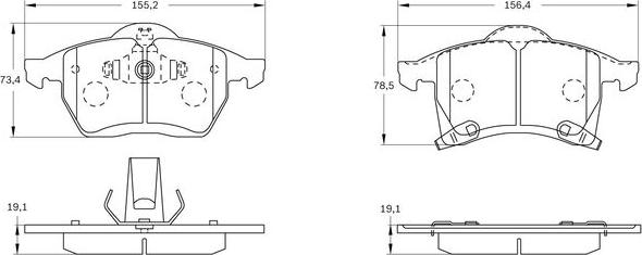 BOSCH 0 986 BB0 978 - Jarrupala, levyjarru inparts.fi