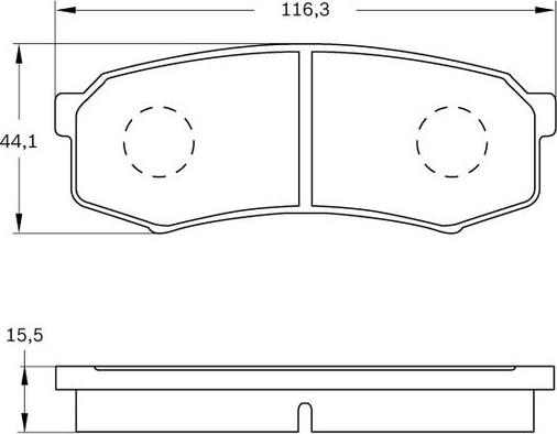 BOSCH 0 986 BB0 973 - Jarrupala, levyjarru inparts.fi