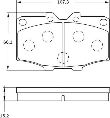 BOSCH 0 986 BB0 440 - Jarrupala, levyjarru inparts.fi