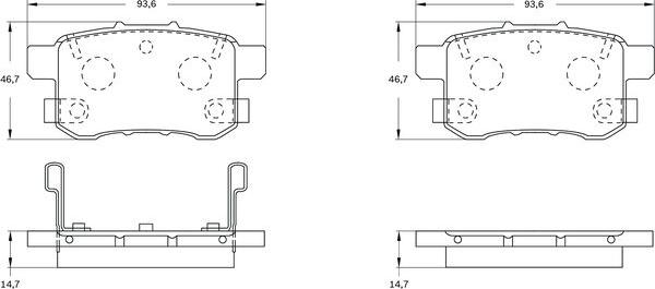 BOSCH 0 986 BB0 464 - Jarrupala, levyjarru inparts.fi