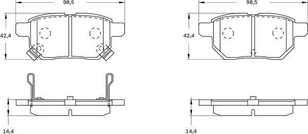 BOSCH 0 986 BB0 415 - Jarrupala, levyjarru inparts.fi