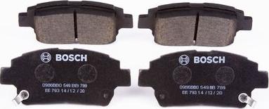 BOSCH 0 986 BB0 549 - Jarrupala, levyjarru inparts.fi