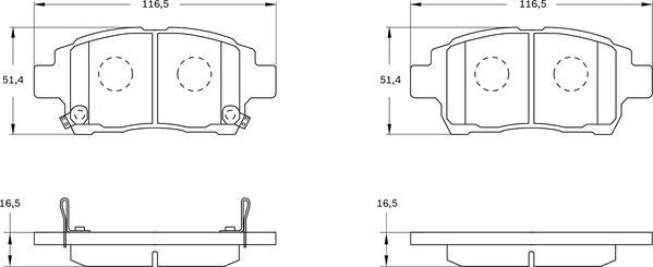 BOSCH 0 986 BB0 549 - Jarrupala, levyjarru inparts.fi