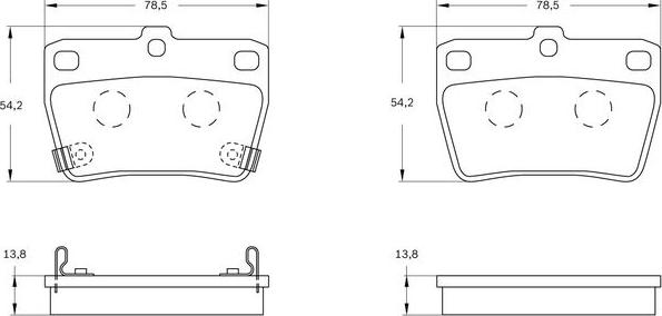 BOSCH 0 986 BB0 588 - Jarrupala, levyjarru inparts.fi