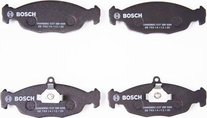 BOSCH 0 986 BB0 537 - Jarrupala, levyjarru inparts.fi