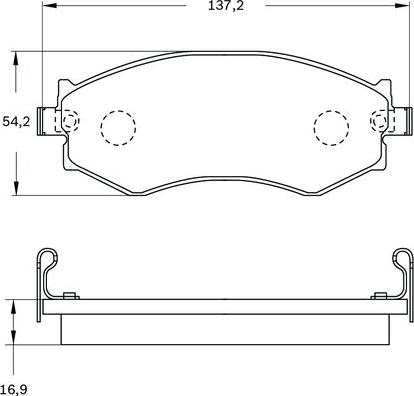 BOSCH 0 986 BB0 529 - Jarrupala, levyjarru inparts.fi