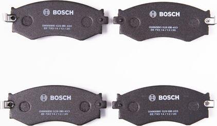 BOSCH 0 986 BB0 529 - Jarrupala, levyjarru inparts.fi