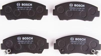 BOSCH 0 986 BB0 524 - Jarrupala, levyjarru inparts.fi