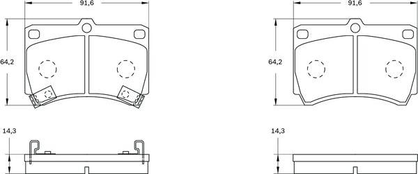 BOSCH 0 986 BB0 527 - Jarrupala, levyjarru inparts.fi