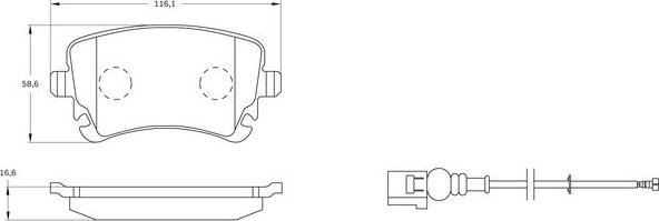 BOSCH 0 986 BB0 576 - Jarrupala, levyjarru inparts.fi