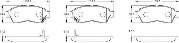 BOSCH 0 986 BB0 096 - Jarrupala, levyjarru inparts.fi