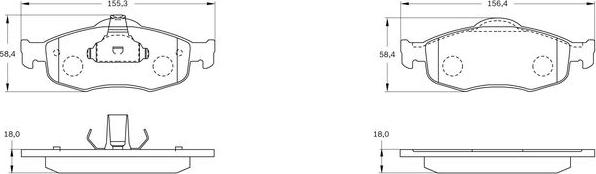 BOSCH 0 986 BB0 084 - Jarrupala, levyjarru inparts.fi