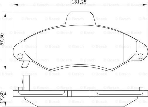 BOSCH 0 986 BB0 035 - Jarrupala, levyjarru inparts.fi