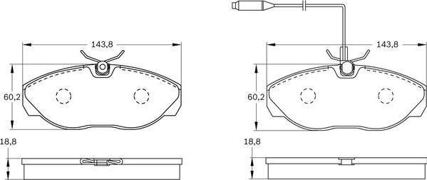 BOSCH 0 986 BB0 145 - Jarrupala, levyjarru inparts.fi