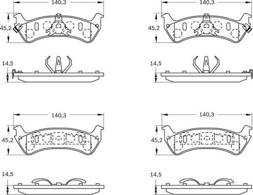 BOSCH 0 986 BB0 150 - Jarrupala, levyjarru inparts.fi