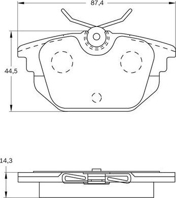 BOSCH 0 986 BB0 161 - Jarrupala, levyjarru inparts.fi