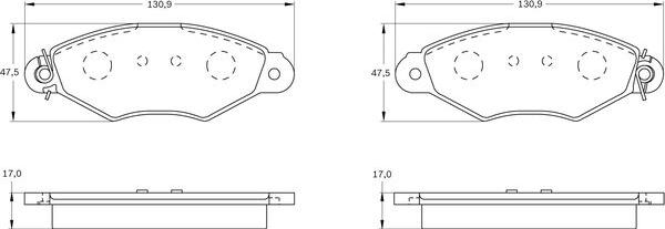 BOSCH 0 986 BB0 101 - Jarrupala, levyjarru inparts.fi