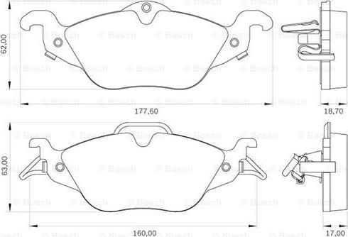 BOSCH 0 986 BB0 108 - Jarrupala, levyjarru inparts.fi