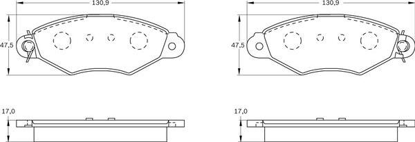 BOSCH 0 986 BB0 102 - Jarrupala, levyjarru inparts.fi