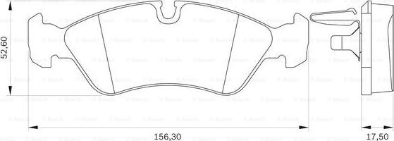 BOSCH 0 986 BB0 107 - Jarrupala, levyjarru inparts.fi