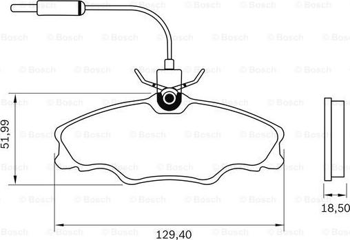 BOSCH 0 986 BB0 119 - Jarrupala, levyjarru inparts.fi