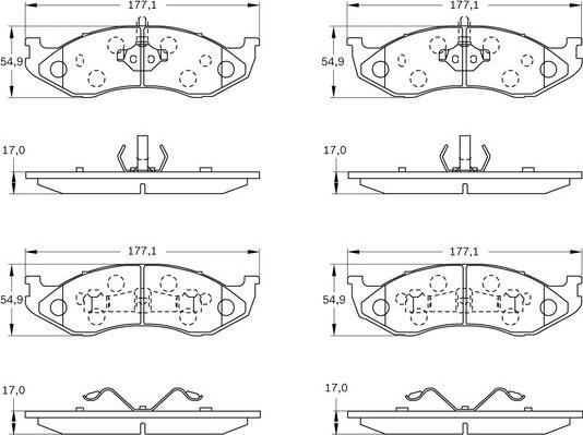 BOSCH 0 986 BB0 120 - Jarrupala, levyjarru inparts.fi