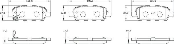 BOSCH 0 986 BB0 897 - Jarrupala, levyjarru inparts.fi