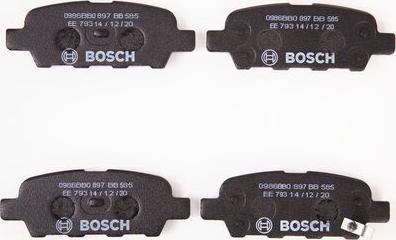 BOSCH 0 986 BB0 897 - Jarrupala, levyjarru inparts.fi