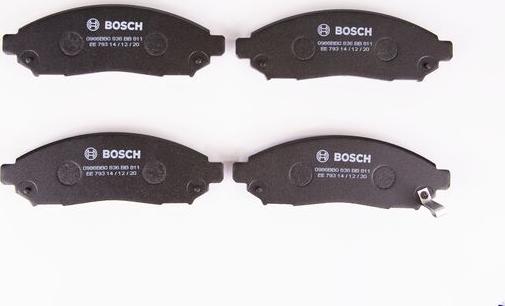 BOSCH 0 986 BB0 836 - Jarrupala, levyjarru inparts.fi