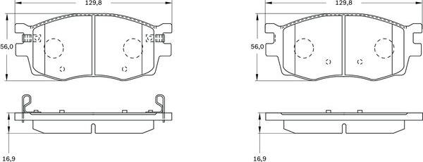 BOSCH 0 986 BB0 393 - Jarrupala, levyjarru inparts.fi