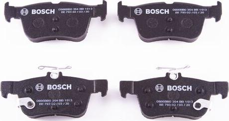 BOSCH 0 986 BB0 354 - Jarrupala, levyjarru inparts.fi