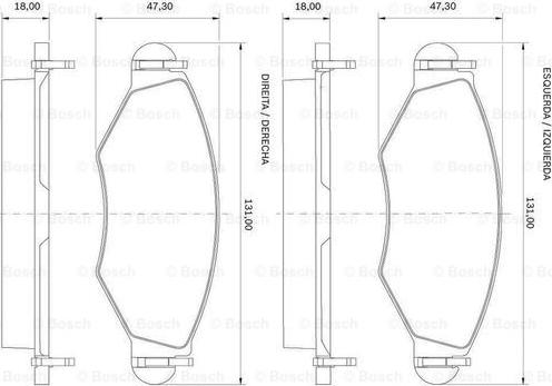 BOSCH 0 986 BB0 305 - Jarrupala, levyjarru inparts.fi