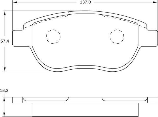 BOSCH 0 986 BB0 300 - Jarrupala, levyjarru inparts.fi