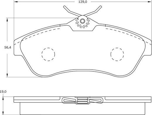 BOSCH 0 986 BB0 325 - Jarrupala, levyjarru inparts.fi