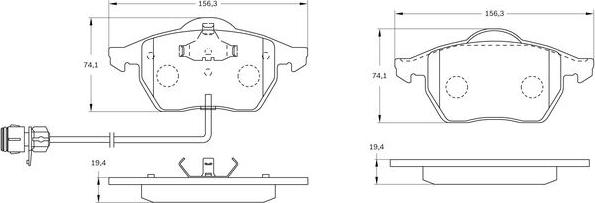 BOSCH 0 986 BB0 320 - Jarrupala, levyjarru inparts.fi