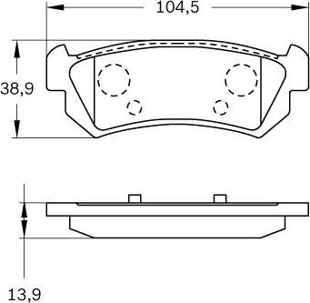 BOSCH 0 986 BB0 378 - Jarrupala, levyjarru inparts.fi