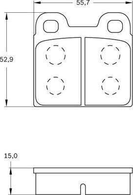 BOSCH 0 986 BB0 251 - Jarrupala, levyjarru inparts.fi