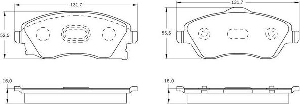 BOSCH 0 986 BB0 270 - Jarrupala, levyjarru inparts.fi