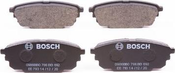 BOSCH 0 986 BB0 766 - Jarrupala, levyjarru inparts.fi