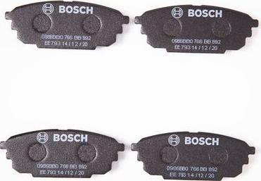 BOSCH 0 986 BB0 766 - Jarrupala, levyjarru inparts.fi