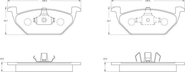 BOSCH 0 986 BB0 714 - Jarrupala, levyjarru inparts.fi