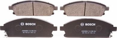 BOSCH 0 986 BB0 722 - Jarrupala, levyjarru inparts.fi