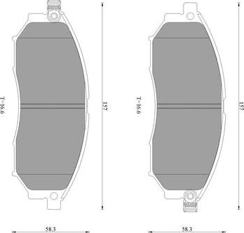 BOSCH 0 986 T11 036 - Jarrupala, levyjarru inparts.fi