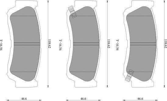 BOSCH 0 986 T11 126 - Jarrupala, levyjarru inparts.fi