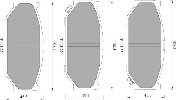 BOSCH 0 986 T11 173 - Jarrupala, levyjarru inparts.fi