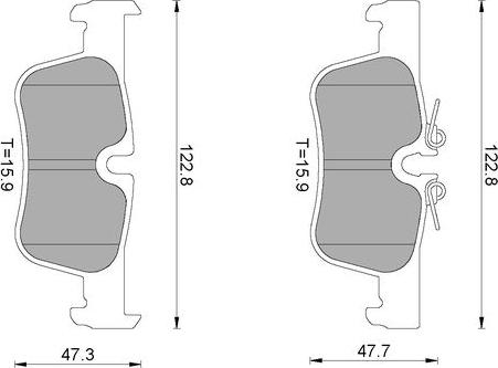 BOSCH 0 986 T11 235 - Jarrupala, levyjarru inparts.fi