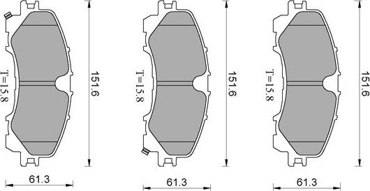 BOSCH 0 986 T11 220 - Jarrupala, levyjarru inparts.fi